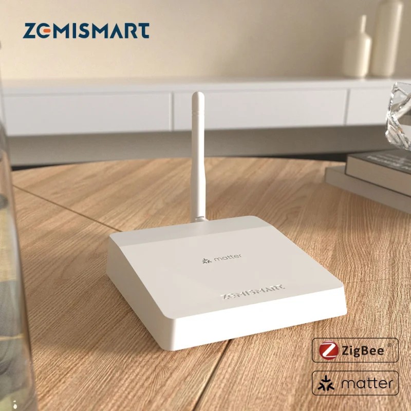 Zemismart M6 智慧家庭中樞,透過 Matter 協議整合 Zigbee 設備,可連接高達 128 個裝置,穩定覆蓋全屋訊號。