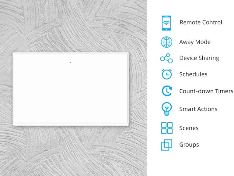 Zemismart K606 智慧開關支援遠端控制、離家模式、裝置分享、自動化、倒數計時器、情境模式、裝置群組。