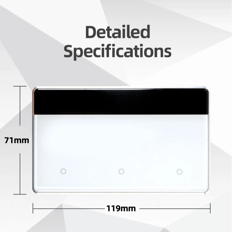 一張說明 Zemismart ZM206 智慧螢幕開關安裝尺寸的圖,其 119x71mm 的面板符合台灣 118 型開關盒的安裝標準。