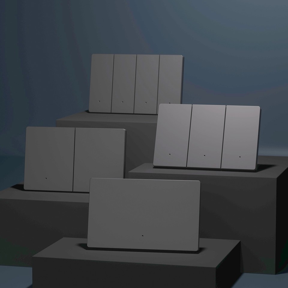 Zemismart ZM808 鋁合金智慧開關,提供從一鍵到四鍵的完整解決方案,無論是臥室或客廳,都能找到滿足需求的完美配置。